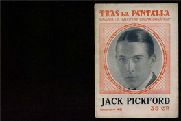 JACK PICKFORD Cuaderno N? 46 35 Ei? Año 11 Barcelona 8 Octubre 1921 Cuaderno 46