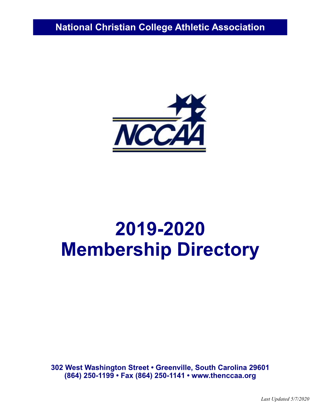 2019-2020 Membership Directory