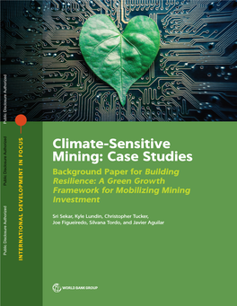 Climate-Sensitive Mining: Case Studies Background Paper for Building