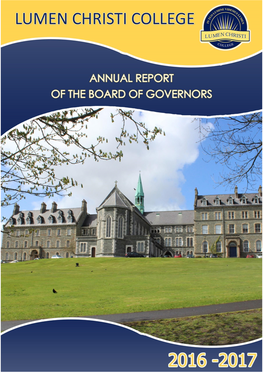 Board of Covernors Report 2016-2017