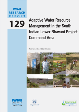 Adaptive Water Resource Management in the South Indian Lower Bhavani Project Command Area