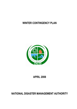 Winter Contingency Plan 2008