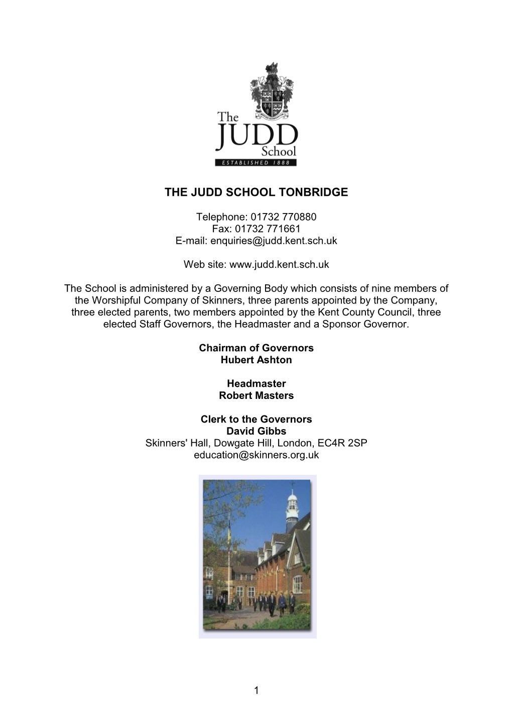 The Judd School Tonbridge