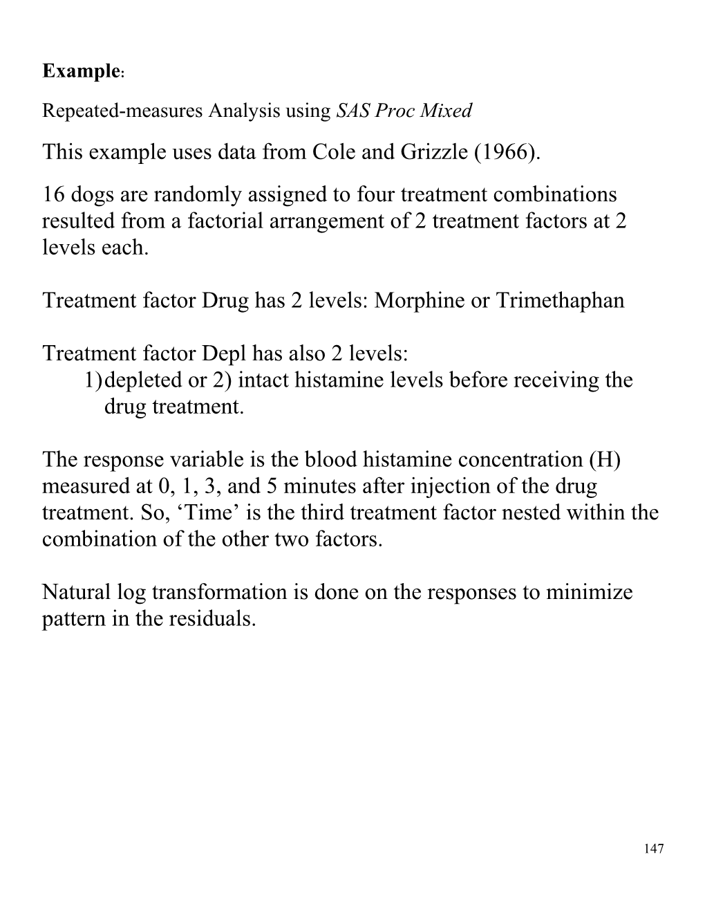 The GLM Procedure