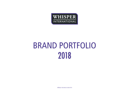 Brand Portfolio 2018