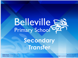 Secondary Transfer Presentation
