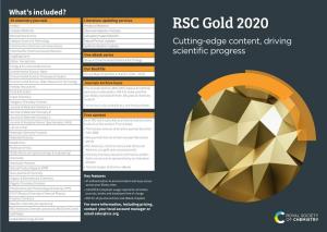 RSC Gold 2020