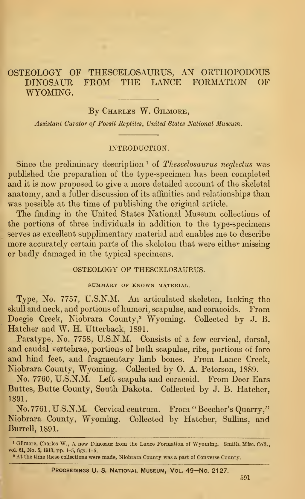 Proceedings of the United States National Museum