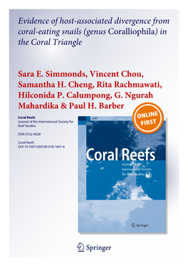 In the Coral Triangle