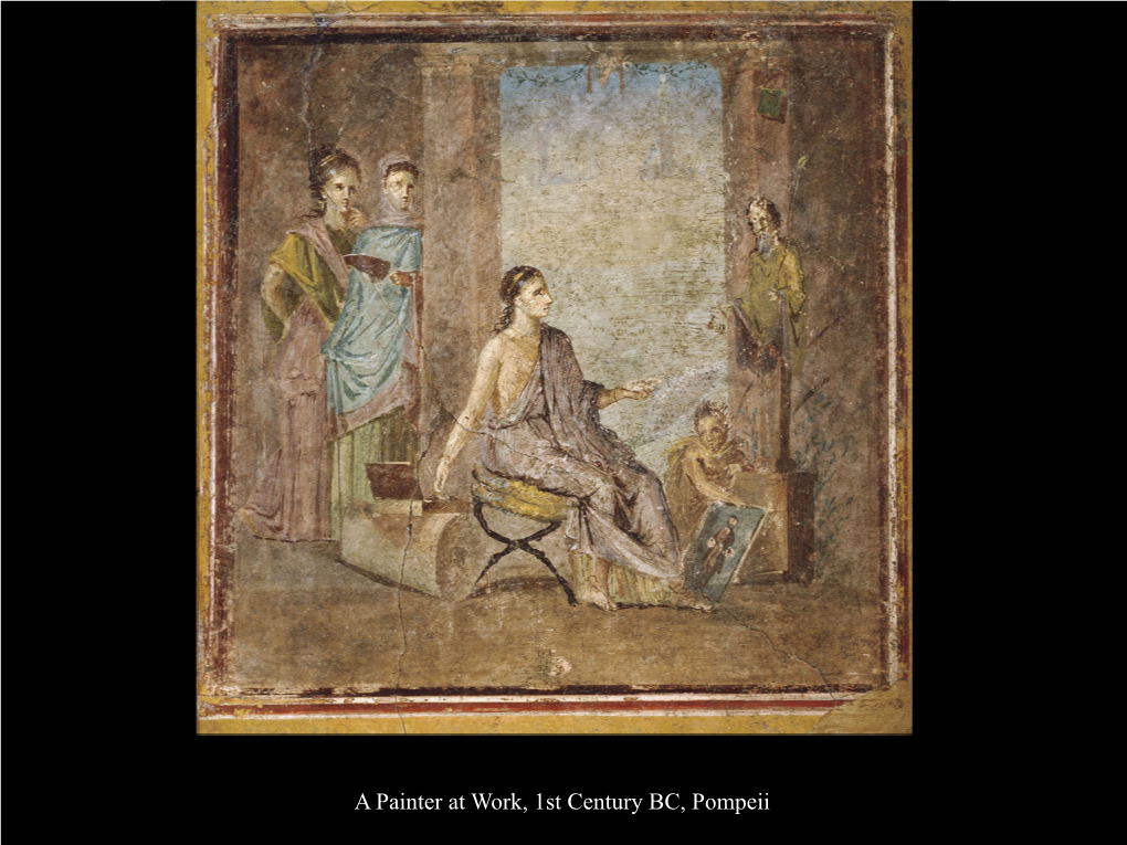 A Painter at Work. 1St Century BCE–1St Century CE