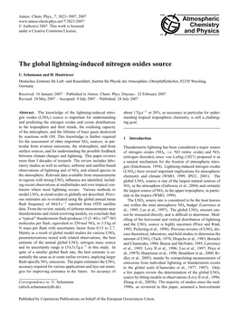 The Global Lightning-Induced Nitrogen Oxides Source