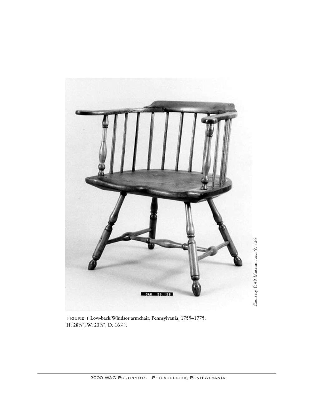 The Use of Stretcher Compression in Preindustrial American Windsor Chairs Jon E