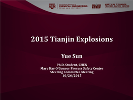 2015 Tianjin Explosions