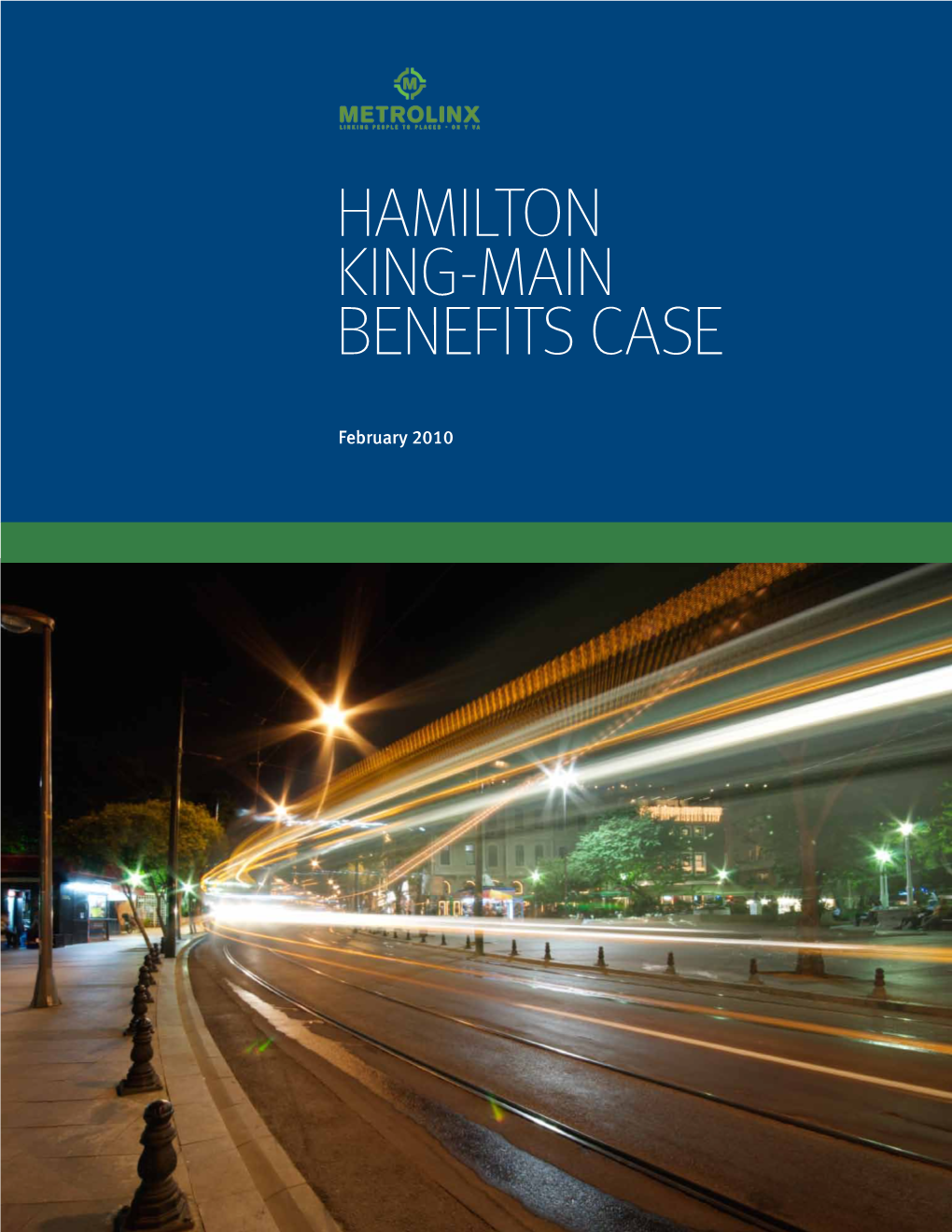 Metrolinx Benefits Case