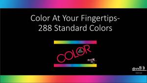 288 Standard Colors