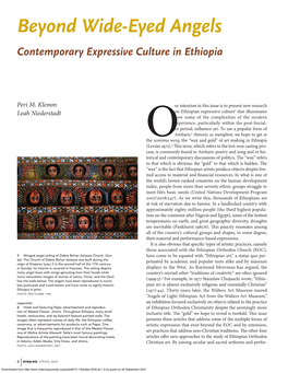 Beyond Wide-Eyed Angels Contemporary Expressive Culture in Ethiopia