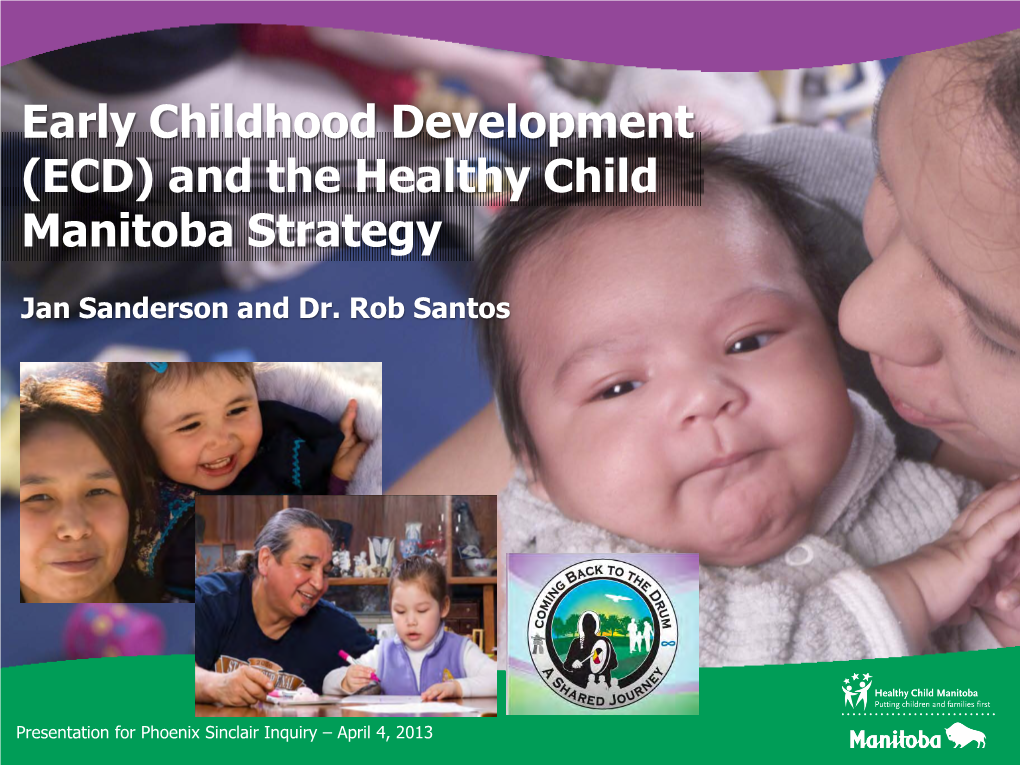 The Healthy Child Manitoba Strategy