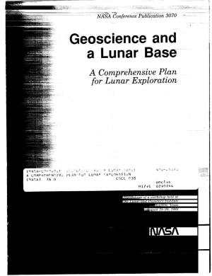 Geoscience and a Lunar Base