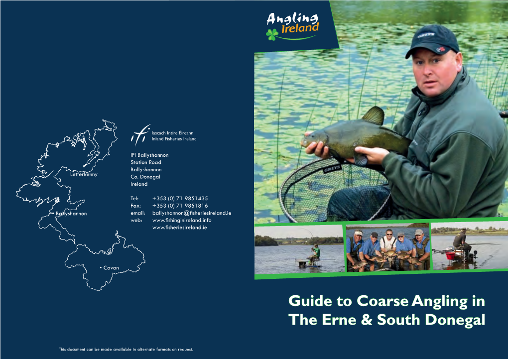 Guide to Coarse Angling in the Erne & South Donegal