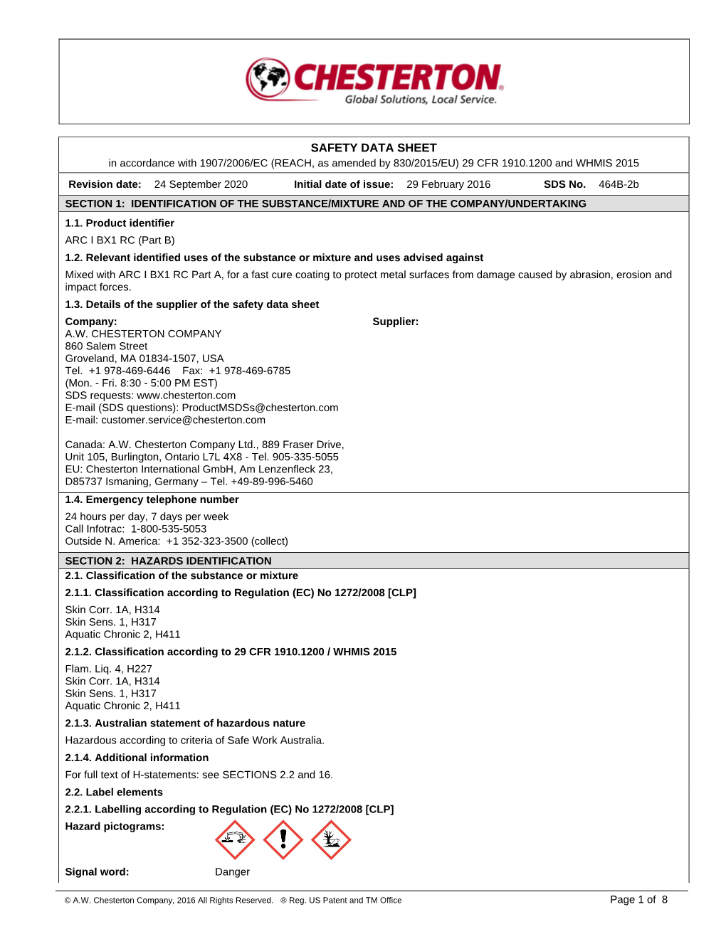 Safety Data Sheet