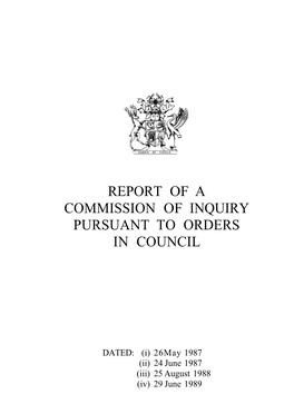 The Fitzgerald Inquiry Report