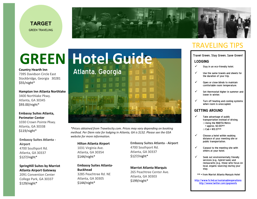 GREEN Hotel Guide  Stay in an Eco-Friendly Hotel