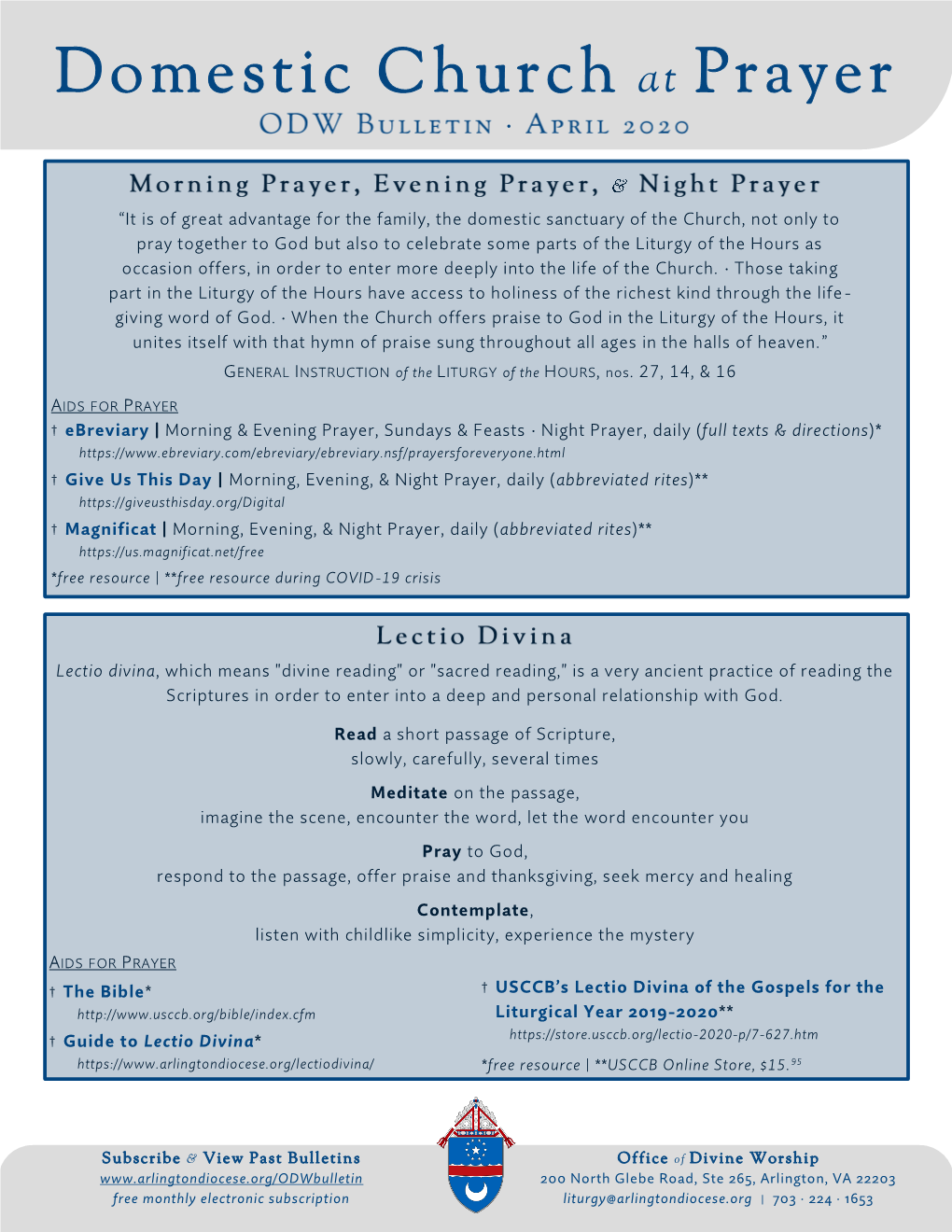 Domestic Church at Prayer ·