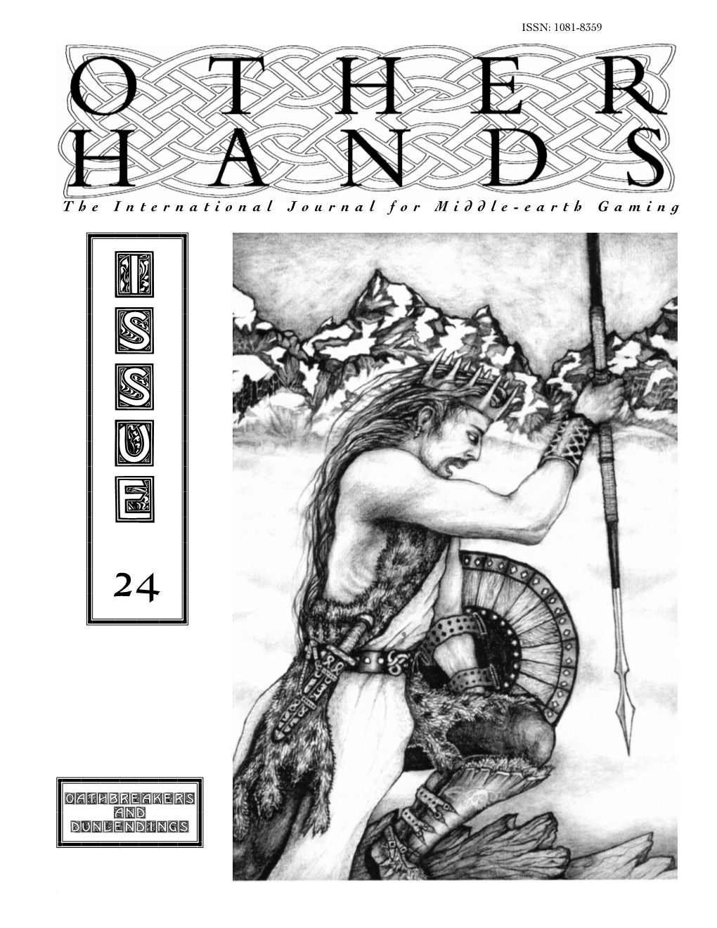 Other Hands ISSUE 24 JANUARY 1999 Editorial