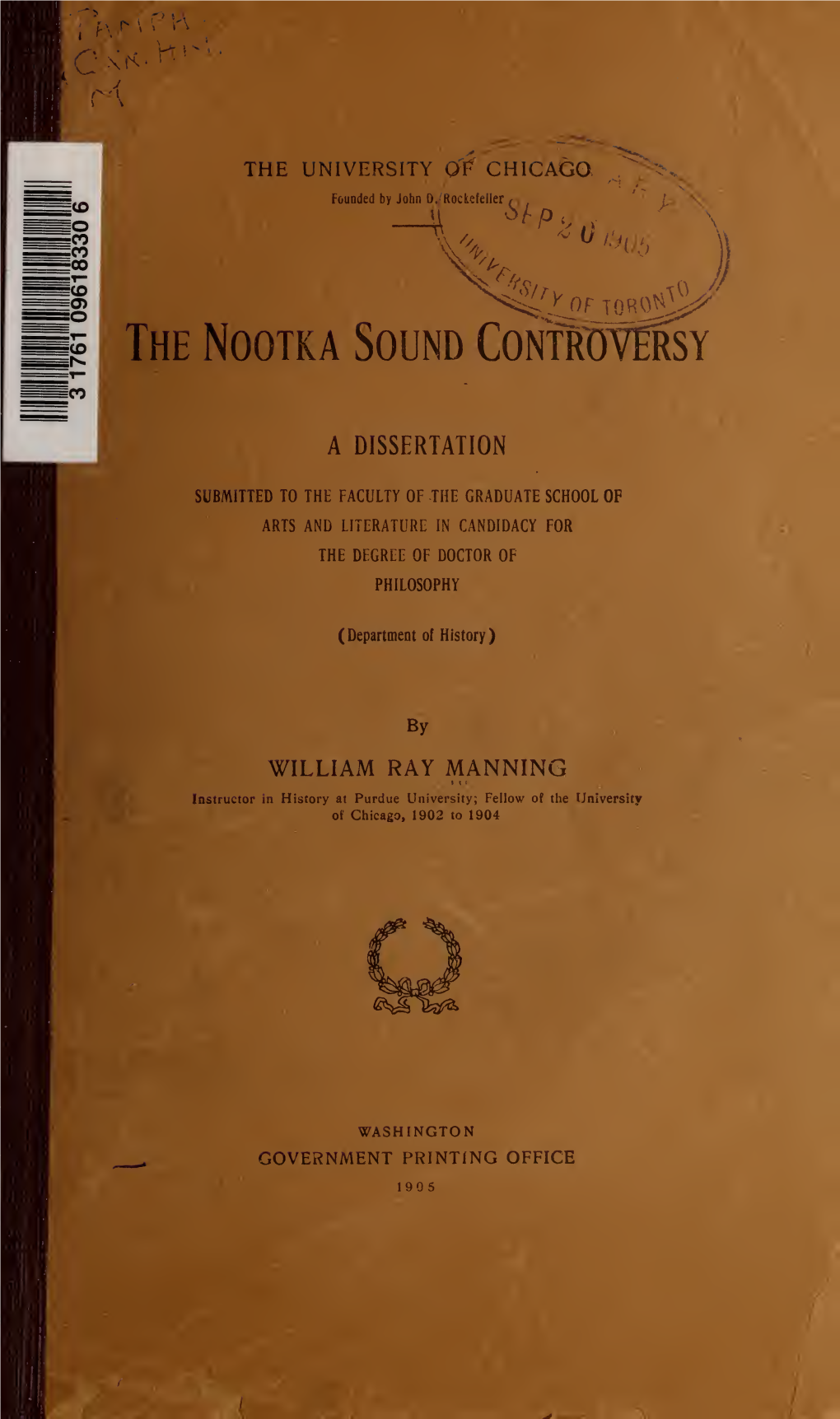 The Nootka Sound Controversy