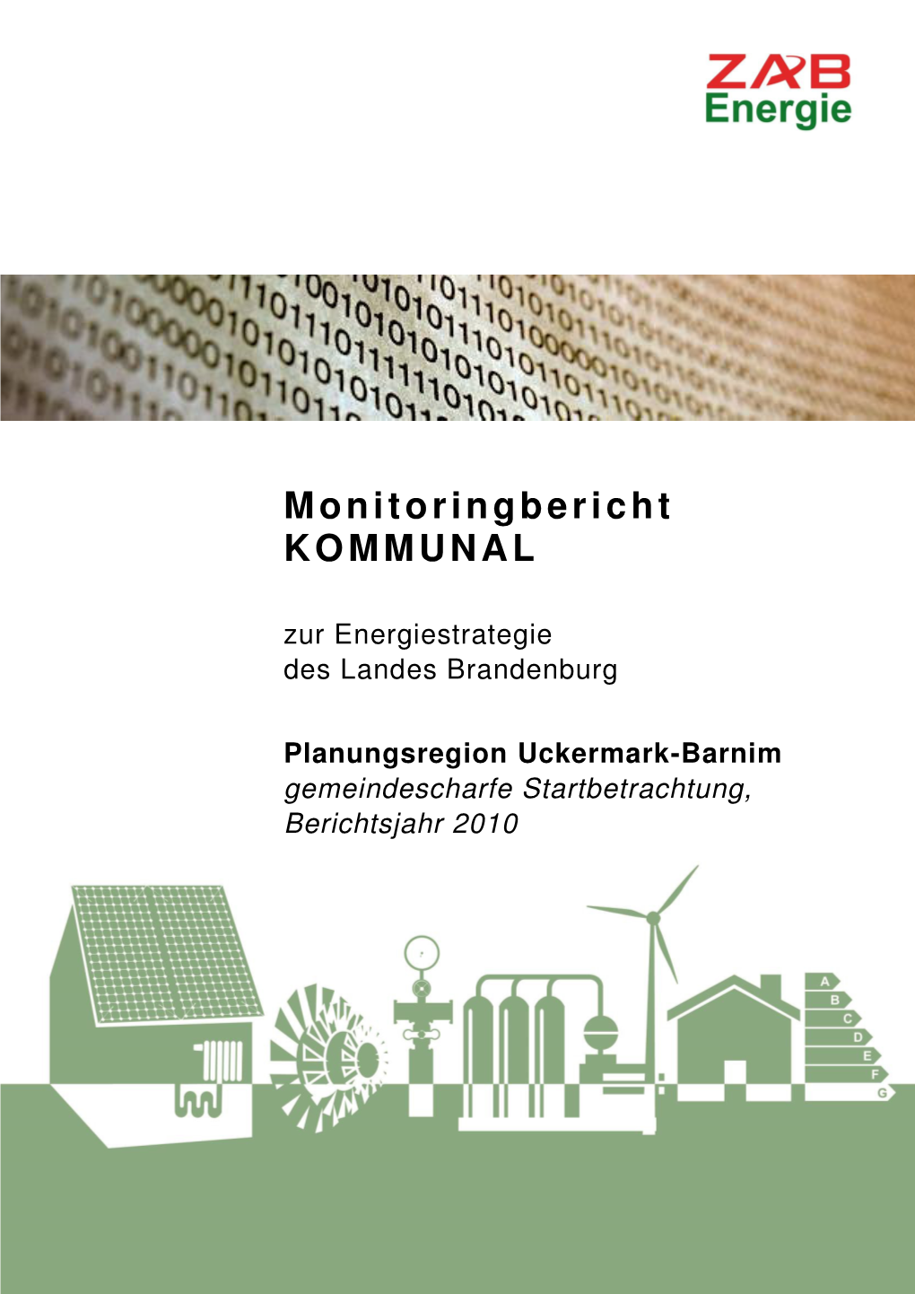 Monitoringbericht KOMMUNAL Zur Energiestrategie Des Landes Brandenburg