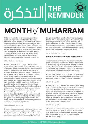 MONTH of MUHARRAM