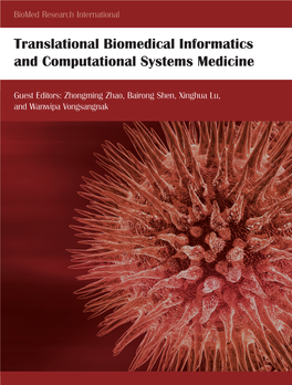 Translational Biomedical Informatics and Computational Systems Medicine