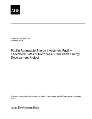 Renewable Energy Development Project