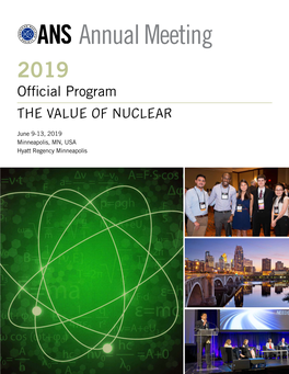 2019 ANS Annual Meeting Official Program