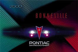Owner's Manual,2000 Pontiac Bonneville