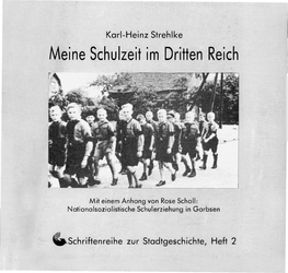 Meine Schulzeit Im Dritten Reich