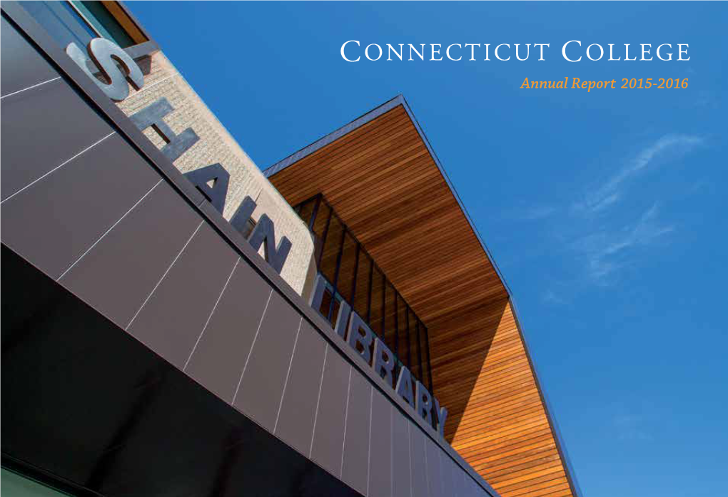 Connecticut College Annual Report 2015-2016