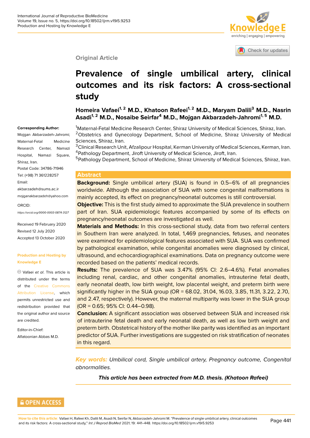 prevalence-of-single-umbilical-artery-clinical-outcomes-and-its-risk