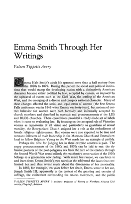 Emma Smith Through Her Writings