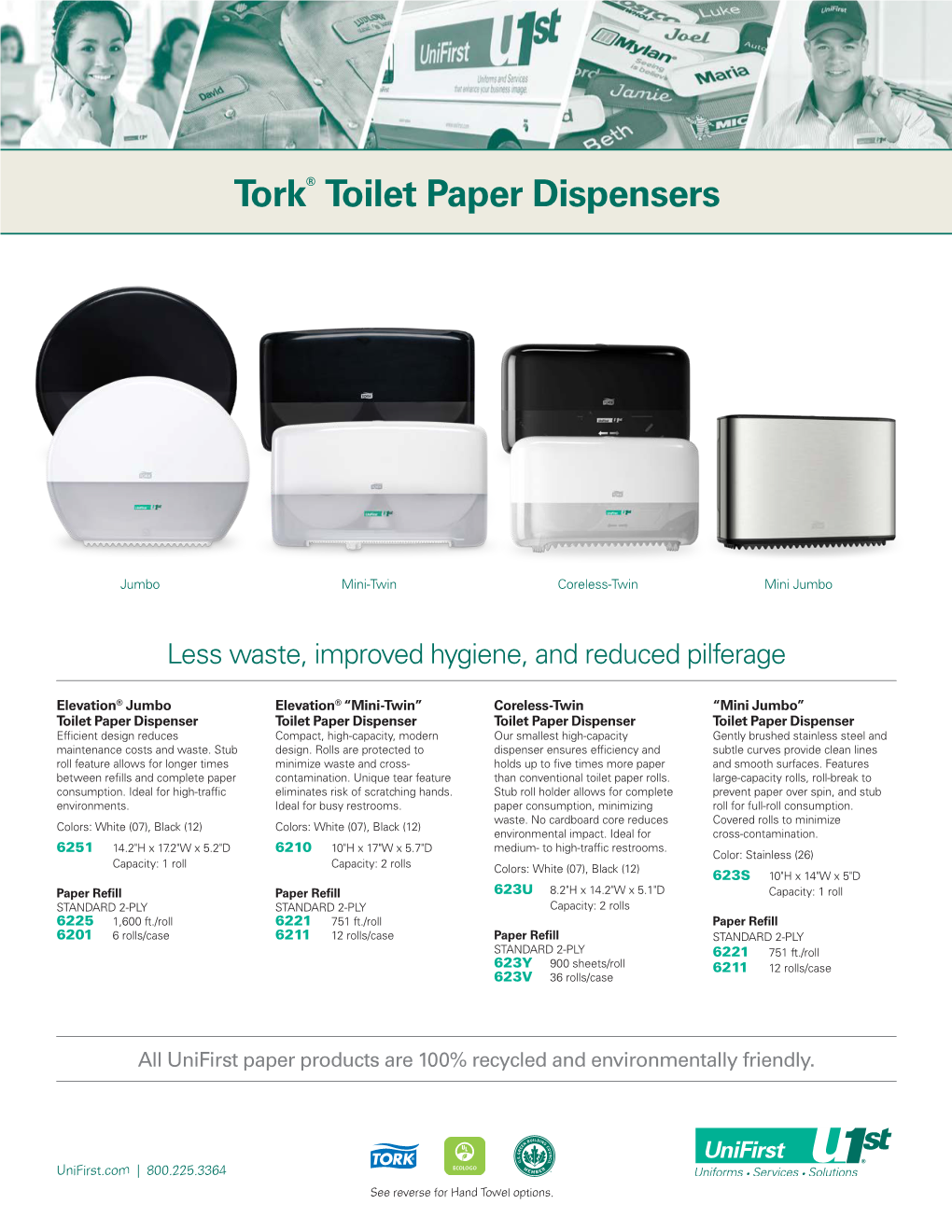 Tork® Toilet Paper Dispensers