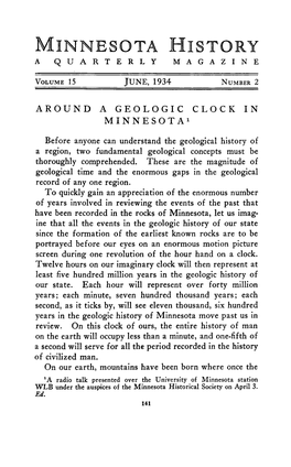 Around a Geologic Clock in Minnesota
