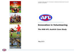 NAB AFL Auskick Case Study