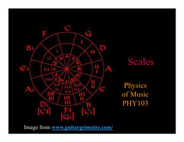 Aquillen › Phy103 › Lectures › F Scales.Pdf Scales