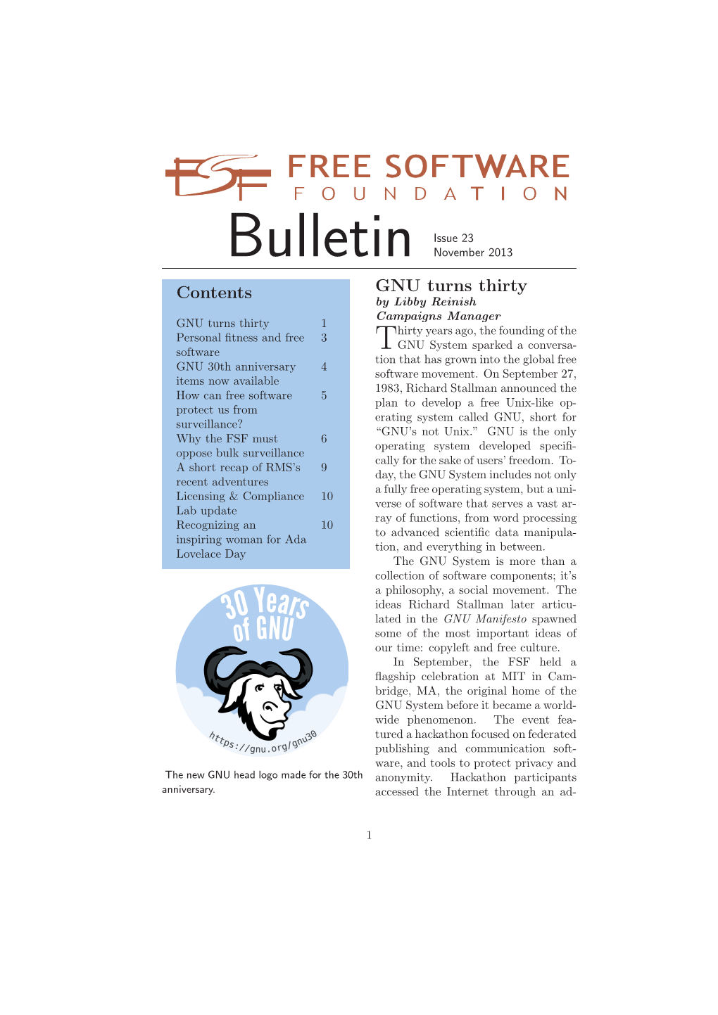 Bulletin Issue 23