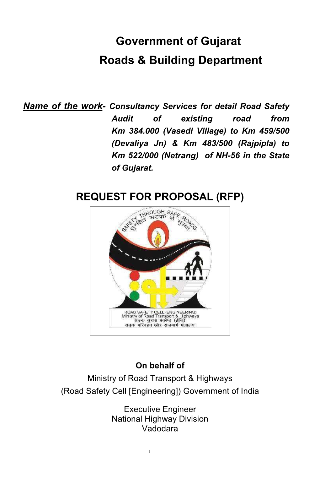 Government of Gujarat Roads & Building Department