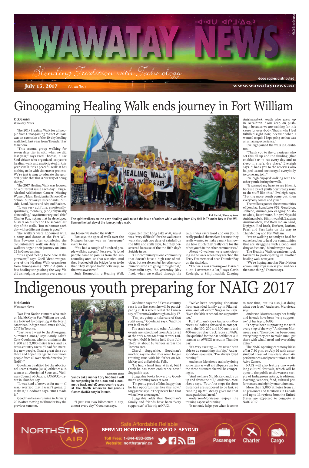 Indigenous Youth Preparing for NAIG 2017