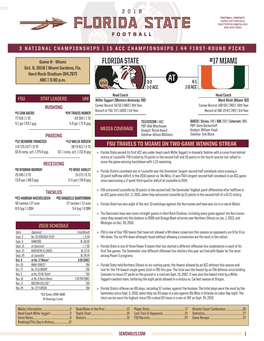 FLORIDA STATE #17 MIAMI Oct