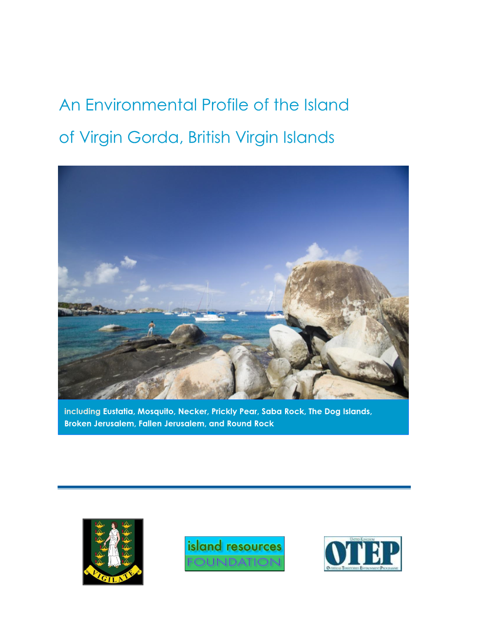 An Environmental Profile of the Island of Virgin Gorda, British Virgin Islands