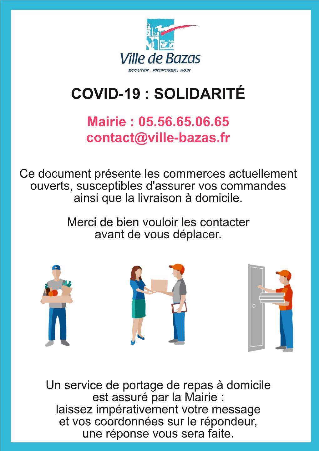 Covid19 : Solidarité