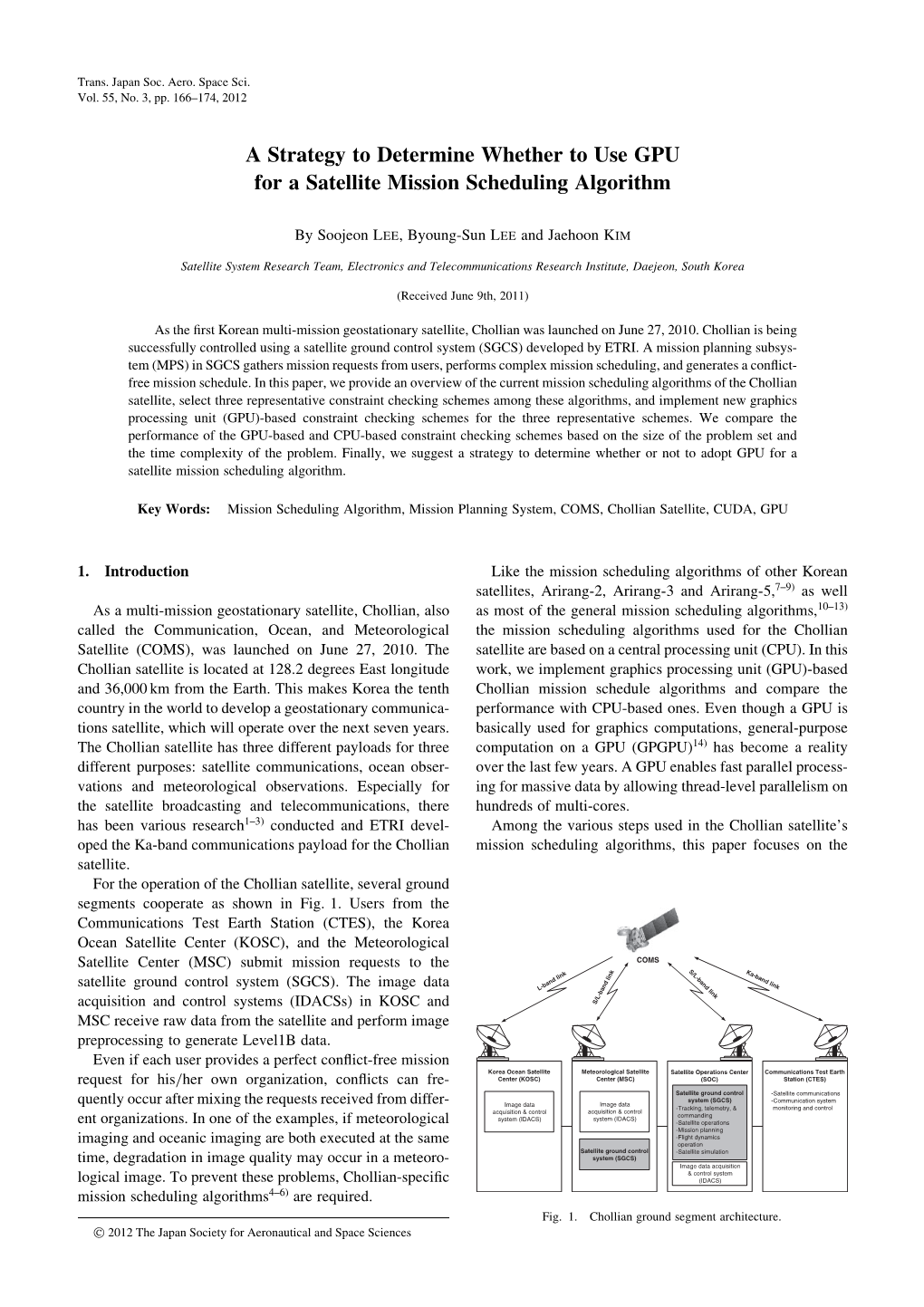 A Strategy to Determine Whether to Use GPU for a Satellite Mission Scheduling Algorithm